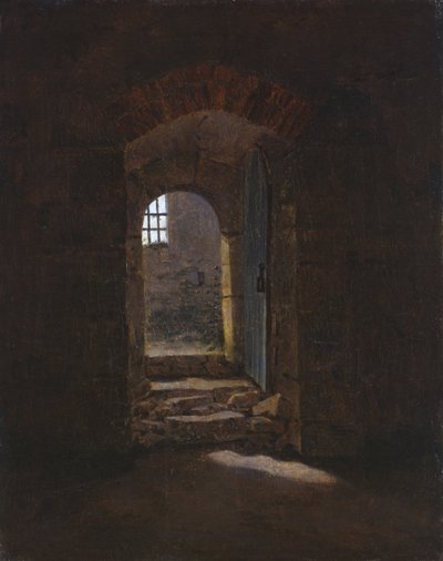 マイセンの出入り口、1827 作： Caspar David Friedrich