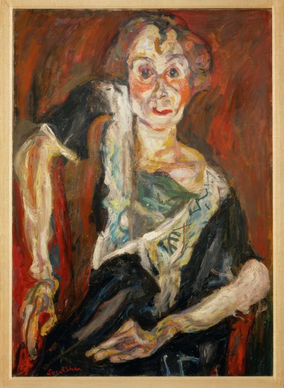 古い女優 作： Chaim Soutine