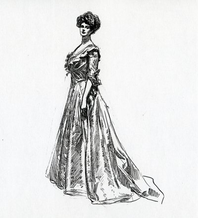 ギブソンの少女、1902年頃 作： Charles Dana Gibson