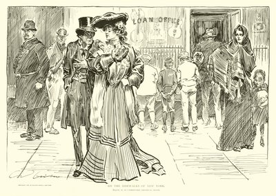 日常の人々 作： Charles Dana Gibson