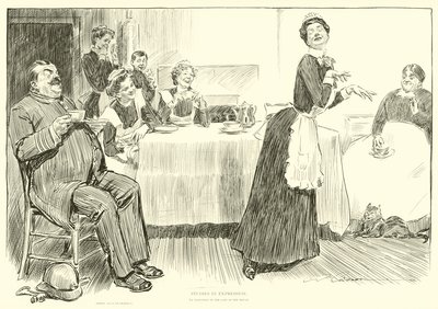 社会のはしごのイラスト 作： Charles Dana Gibson