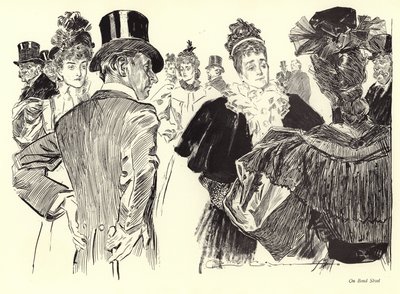 ボンドストリートに 作： Charles Dana Gibson