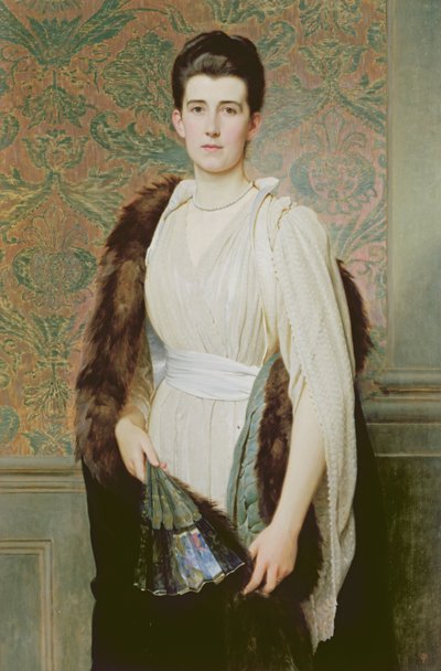 女性の肖像 作： Charles Edward Perugini