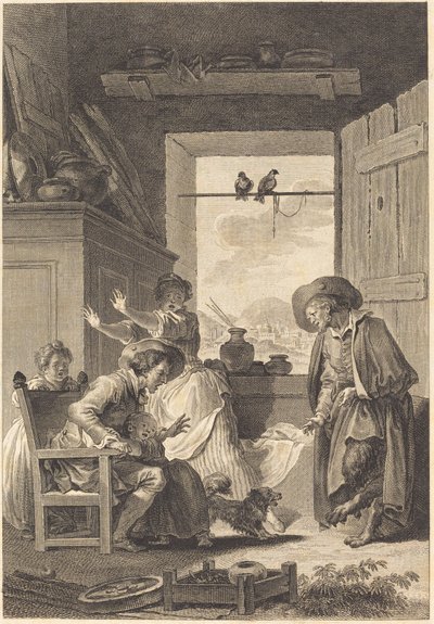 ベルフェゴール 作： Charles Emmanuel Patas and Antoine Jean Duclos after Jean Honoré Fragonard