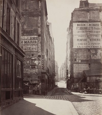 Rue Saint-Jacques、1864年～1867年2月以前。 作： Charles Marville