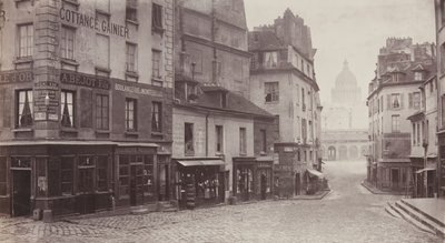 Rue du Haut-Pave Pantheon in Distance, 1865-69. 作： Charles Marville