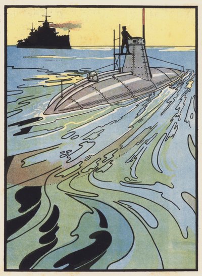 潜水艦の潜水準備 作： Charles Robinson