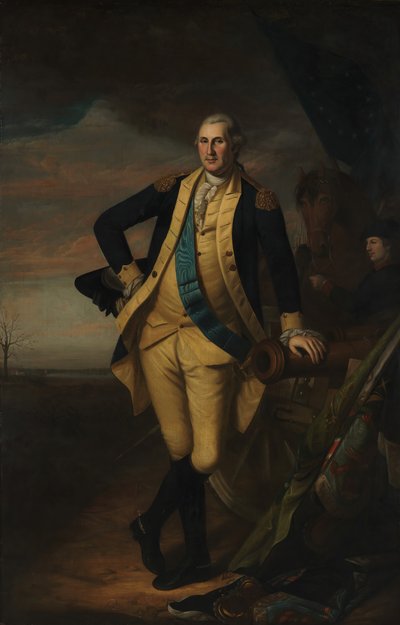 ジョージワシントン、ca。 1779-81。 作： Charles Willson Peale