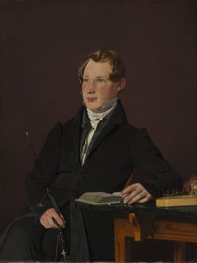 Johann Henning Kjetil Hjardemaal 博士 作： Christen Købke (Danish