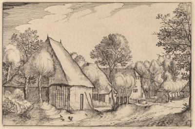 農場 作： Claes Jansz Visscher after Johannes van Doetechum, the Elder after Lucas