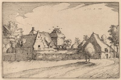 ウォールド ファーム 作： Claes Jansz Visscher after Johannes van Doetechum, the Elder after Lucas