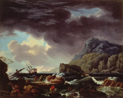 不明な画像 作： Claude Joseph Vernet