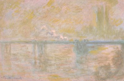 ロンドンのチャリングクロスブリッジ、c。 1902 作： Claude Monet