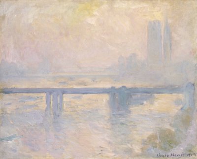 チャリングクロスブリッジ、1899年 作： Claude Monet