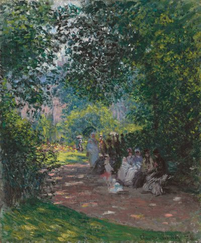 モンソー公園、1878年 作： Claude Monet