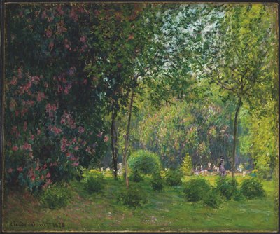 モンソー公園 作： Claude Monet