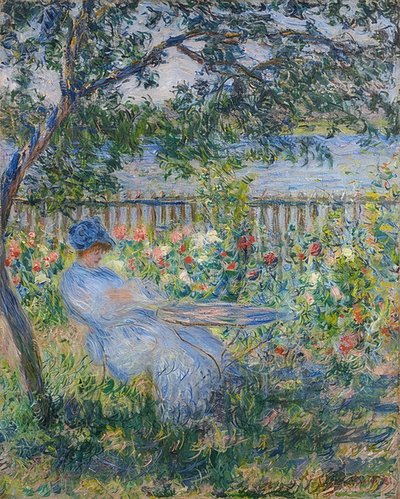 ヴェトゥイユのテラス。 1881 作： Claude Monet