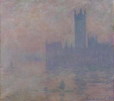 国会議事堂、ロンドン、1903 作： Claude Monet