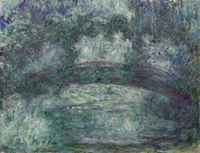 日本の橋 作： Claude Monet