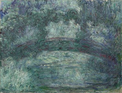 日本の橋、1919-1924 作： Claude Monet