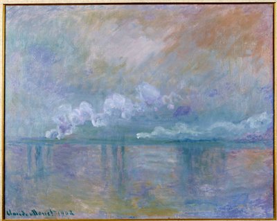 ロンドンのチャリング・クロス橋 作： Claude Monet