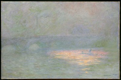 ウォータールーブリッジ 作： Claude Monet