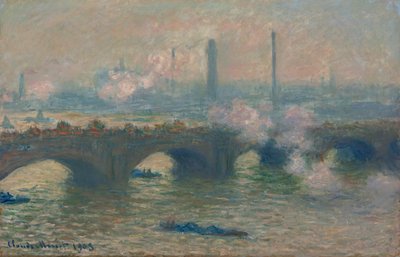 ウォータールー橋、グレイデイ、1903年 作： Claude Monet