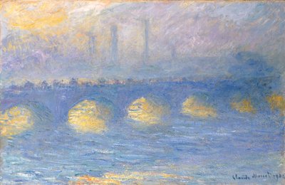 ウォータールー橋、曇り、1904 作： Claude Monet