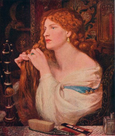 アウレリアファジオスミストレス、1863-1873 作： Dante Gabriel Charles Rossetti