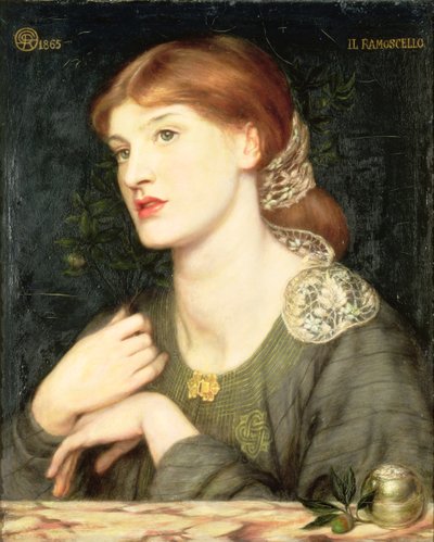 小枝、1865 作： Dante Gabriel Charles Rossetti