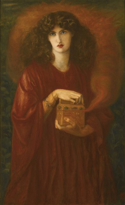 パンドラ、1871 作： Dante Gabriel Charles Rossetti