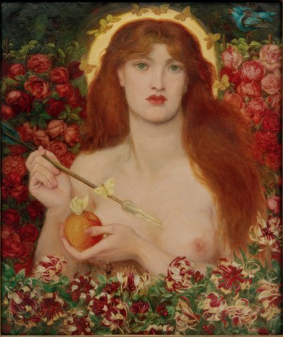 ヴィーナス・ヴァーティコルディア 作： Dante Gabriel Charles Rossetti