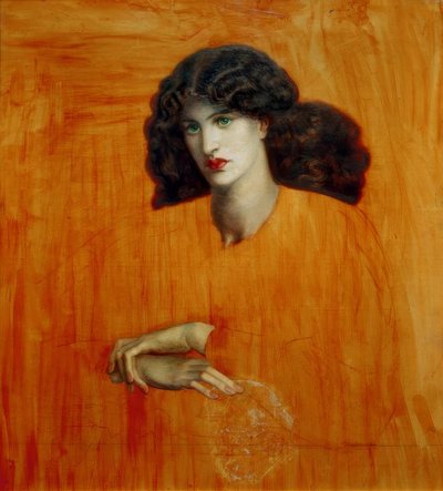 窓の女 作： Dante Gabriel Charles Rossetti