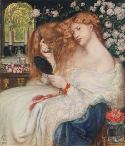 レディ・リリス、1867年 作： Dante Gabriel Rossetti