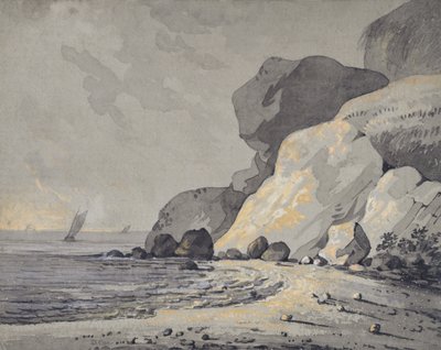 海岸のシーン 作： David Cox