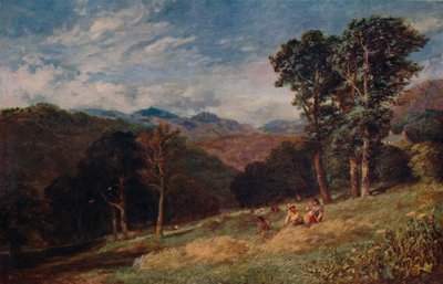 ヘイメイキング、コンウェイ付近、c1852 作： David Cox the elder