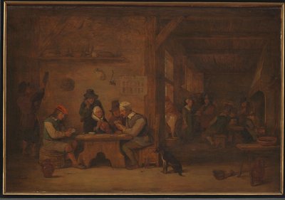 旅館のインテリア 作： David I Teniers