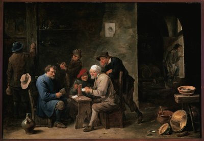 カードプレーヤー 作： David Teniers the Younger