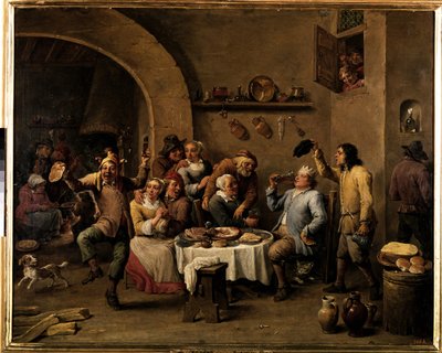 王様の飲み物 作： David Teniers the Younger