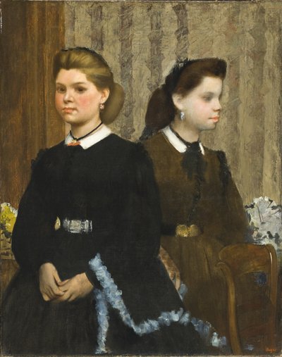 Bellelli Sisters（GiovannaおよびGiuliana Bellelli） 作： Edgar Degas