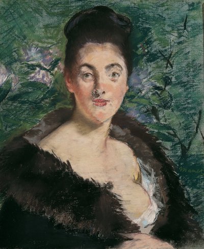 毛皮の女性 作： Édouard Manet