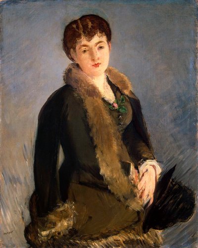 マドモアゼル・イザベル・レモンニエの肖像、c1880。 作： Édouard Manet