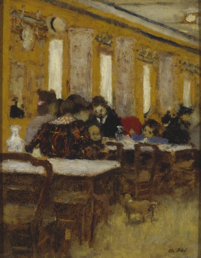 リトルレストラン、c.1900-1901 作： Edouard Vuillard