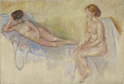 2つのヌード、1902-3年頃（キャンバスに油彩） 作： Edvard Munch