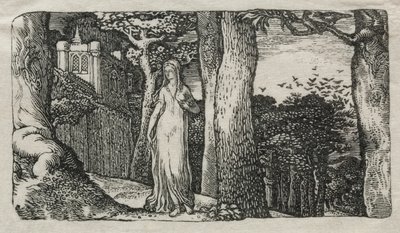 女性とルークス、1829年。 作： Edward Calvert