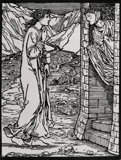 スピーキングタワー 作： Edward Coley (after) Burne Jones