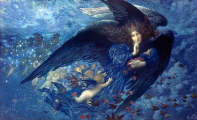 星の汽車との夜 作： Edward Robert Hughes