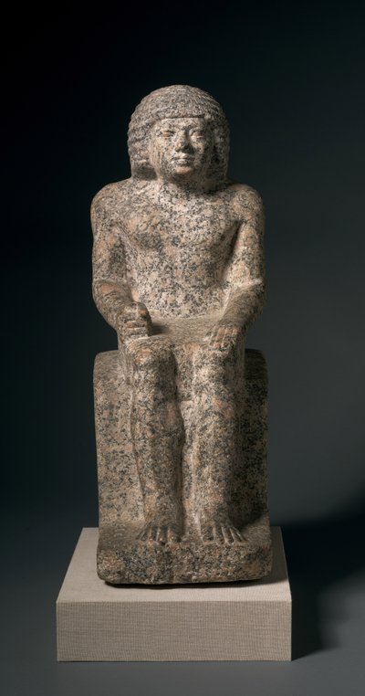 ニカラの像、紀元前2408年から2377年 作： Egyptian 5th Dynasty