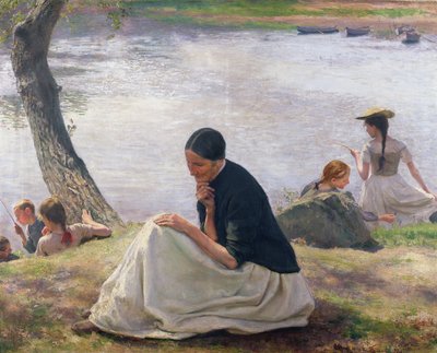 お土産、1891 作： Emile Friant