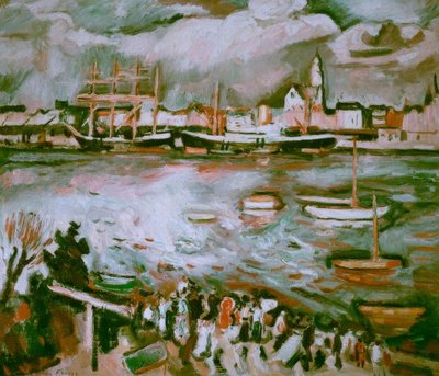 アントワープ港 作： Emile Othon Friesz